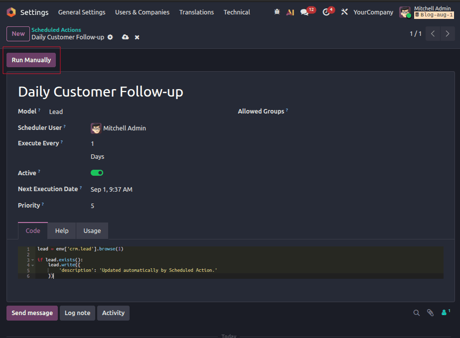 How Do Scheduled Actions Work in Odoo 19?-cybrosys