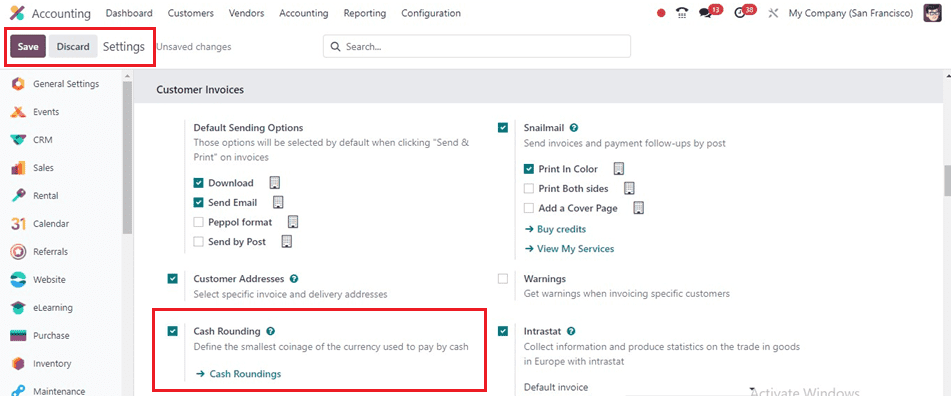 How Does Cash Rounding Apply to Cash Payments in Odoo 17-cybrosys