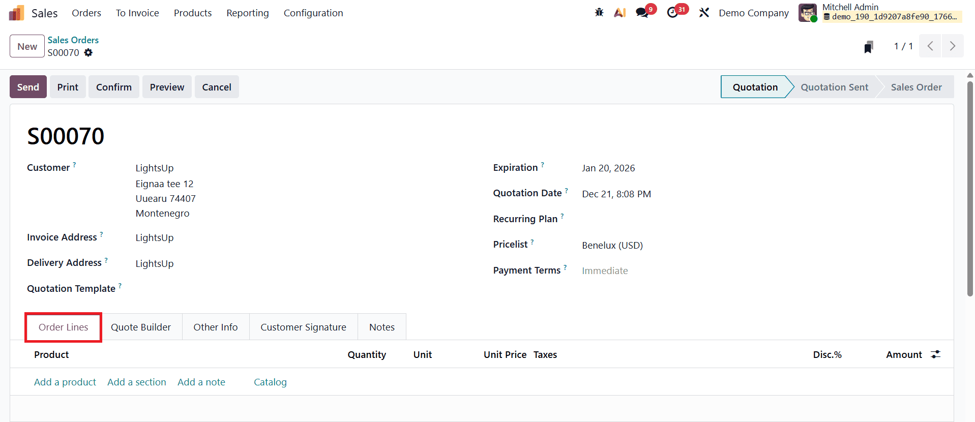 How Down Payment Features in Odoo 19 Simplify and Accelerate Sales