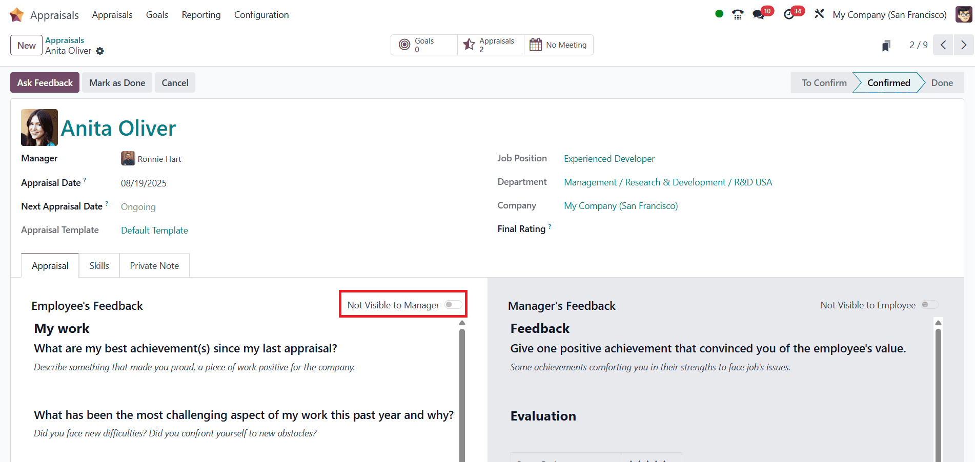 How Employee Appraisals Can Be Done With Odoo 18-cybrosys