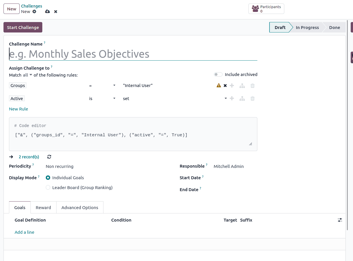 How Employee Challenges are Handled in Odoo 18-cybrosys