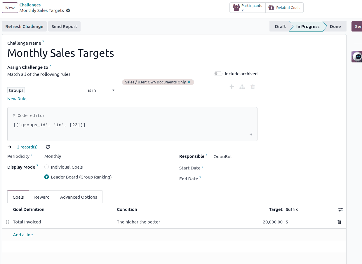 How Employee Challenges are Handled in Odoo 18-cybrosys