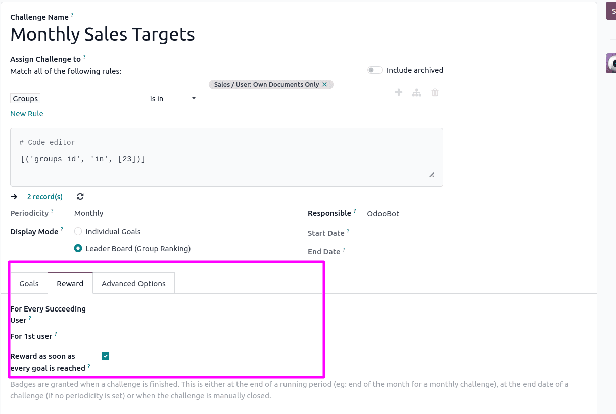 How Employee Challenges are Handled in Odoo 18-cybrosys