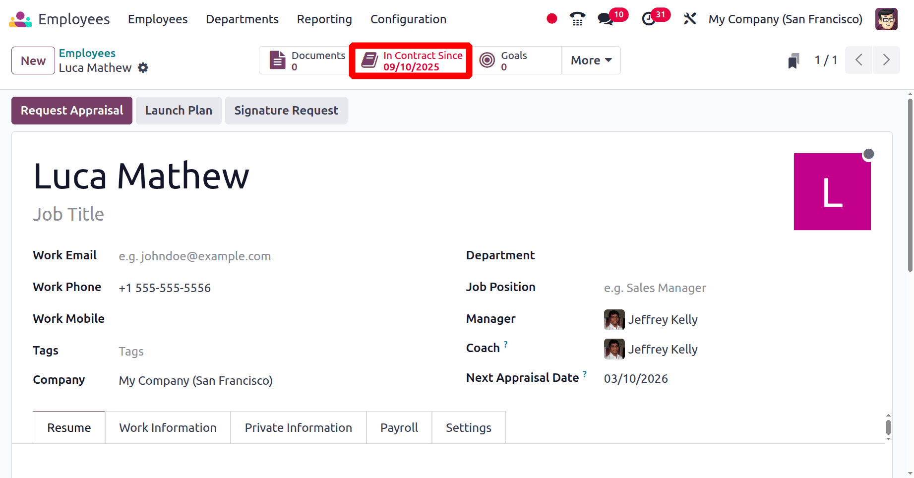 How Employee Data can be Managed in Odoo 18-cybrosys