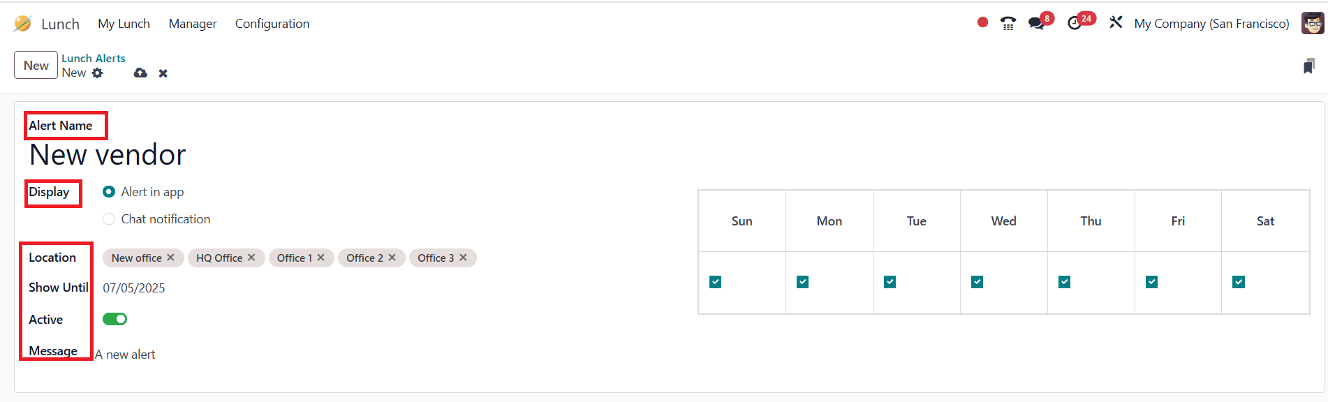 How Employee Lunch Management Can Be Achieved With Odoo 18 Lunch-cybrosys