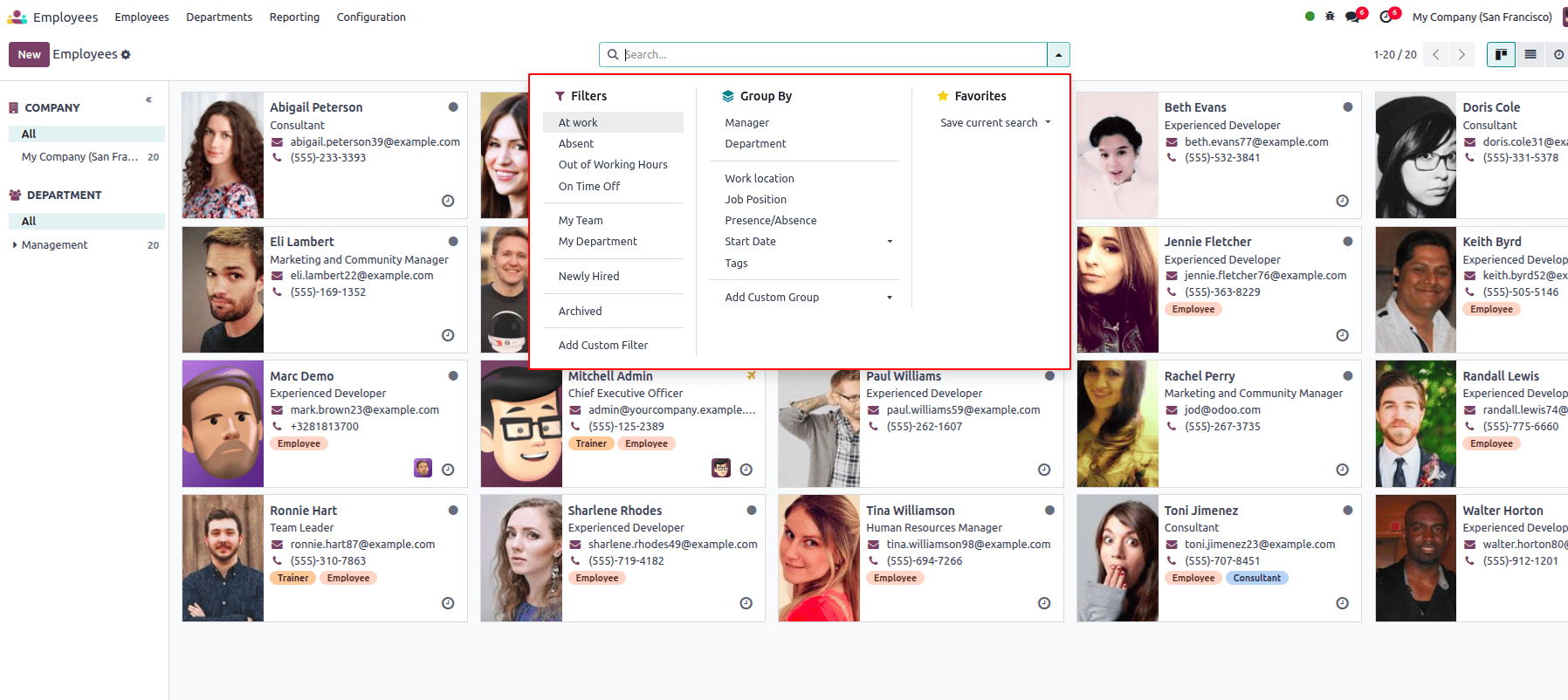 How Employee Presence Control is Managed in Odoo 18-cybrosys