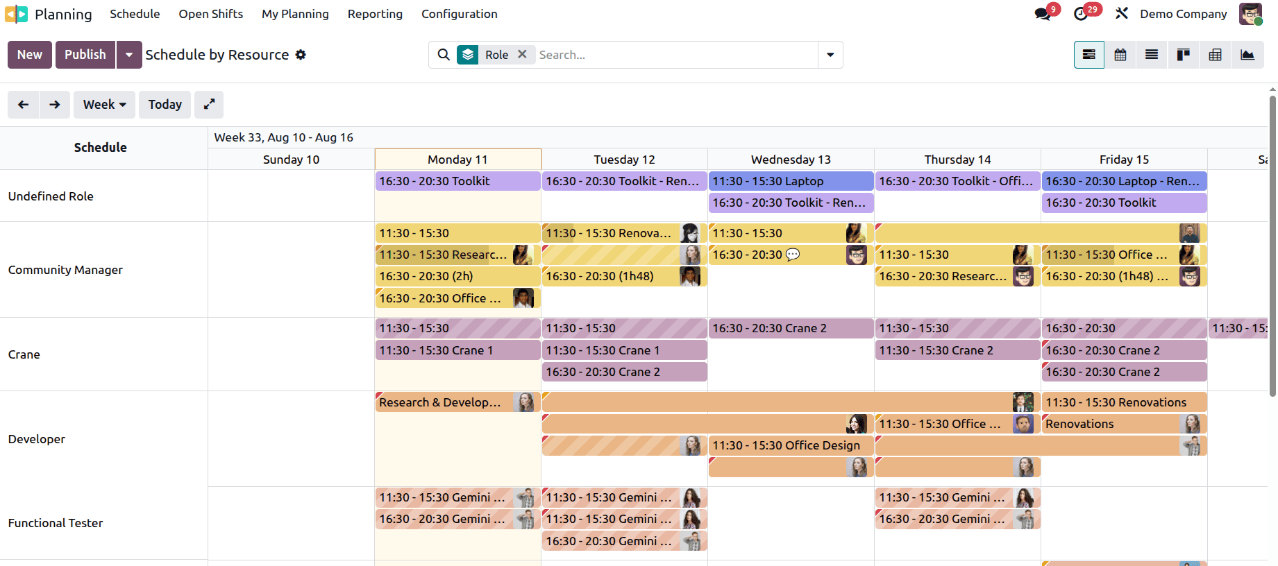 How Employee Shifts are Handled in Odoo 18-cybrosys