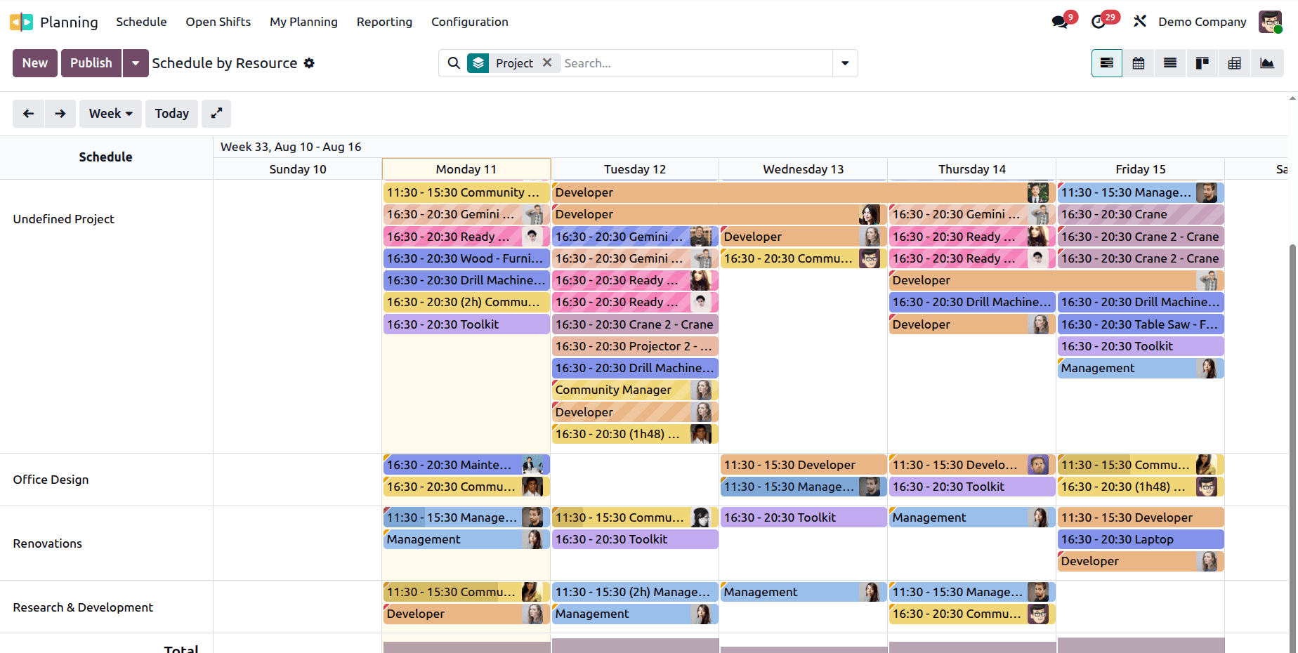 How Employee Shifts are Handled in Odoo 18-cybrosys