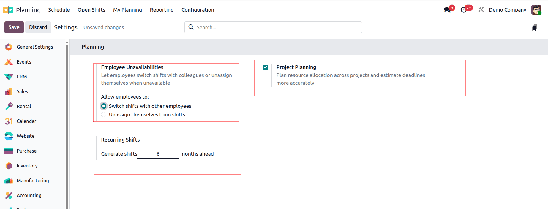 How Employee Shifts are Handled in Odoo 18-cybrosys
