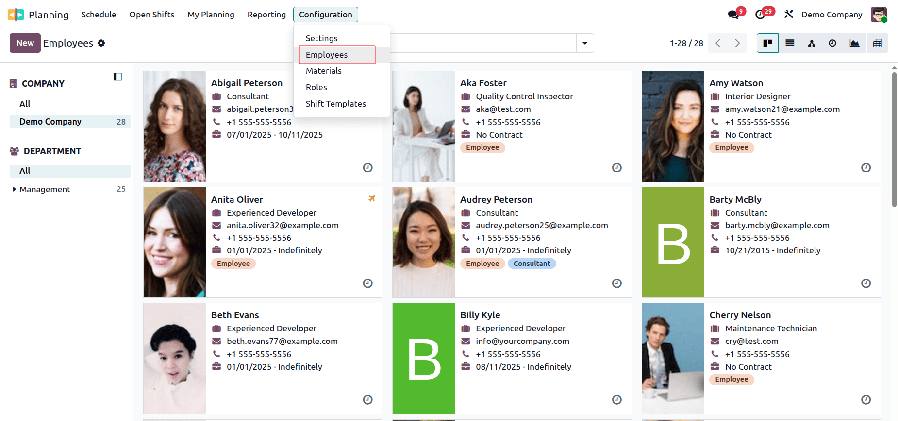 How Employee Shifts are Handled in Odoo 18-cybrosys