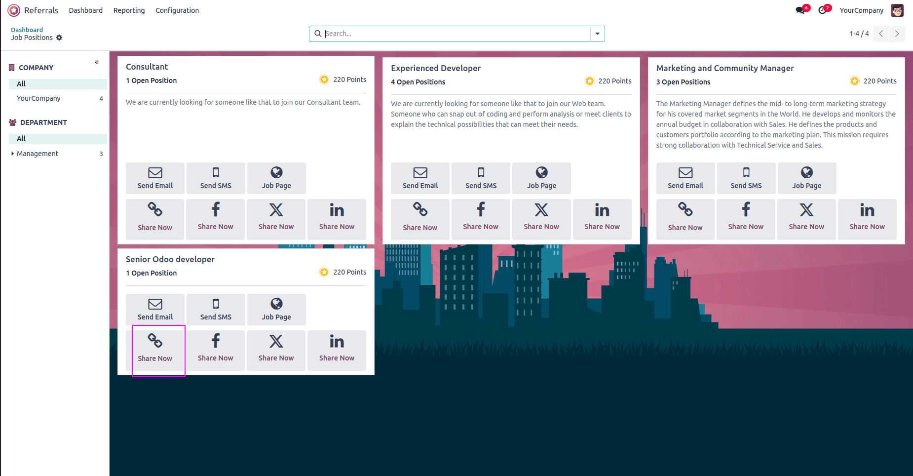 How Employees are Rewarded for Referrals in Odoo 18-cybrosys