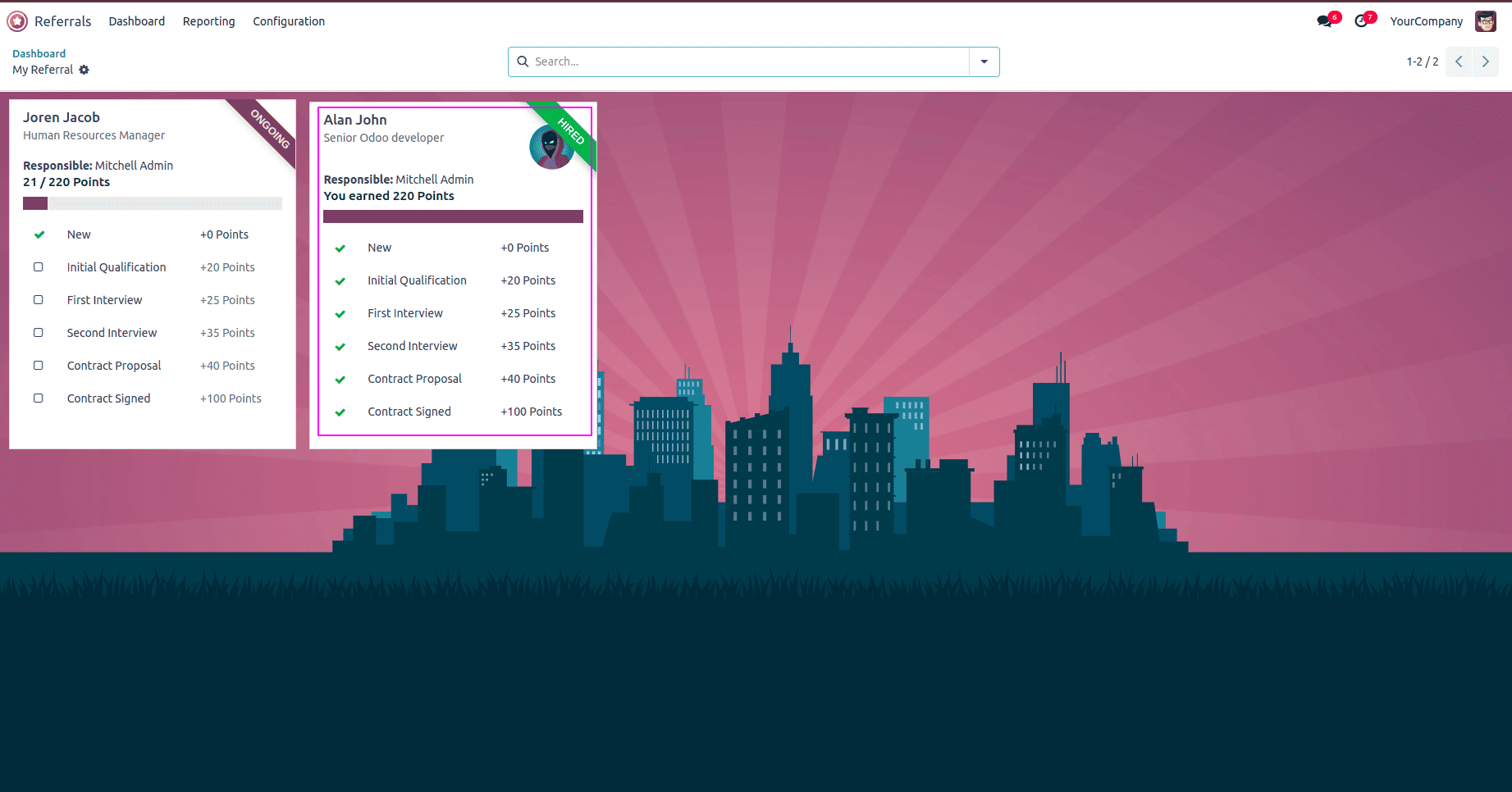 How Employees are Rewarded for Referrals in Odoo 18-cybrosys