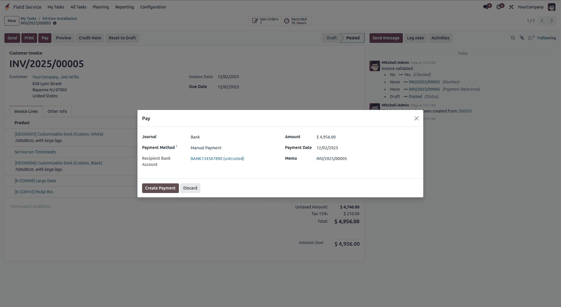 How Field Service Tasks are Managed in Odoo 18-cybrosys