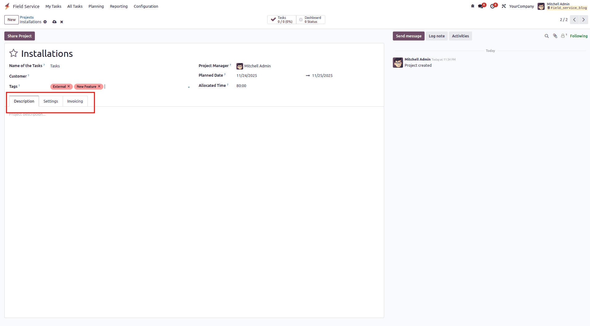 How Field Service Tasks are Managed in Odoo 18-cybrosys