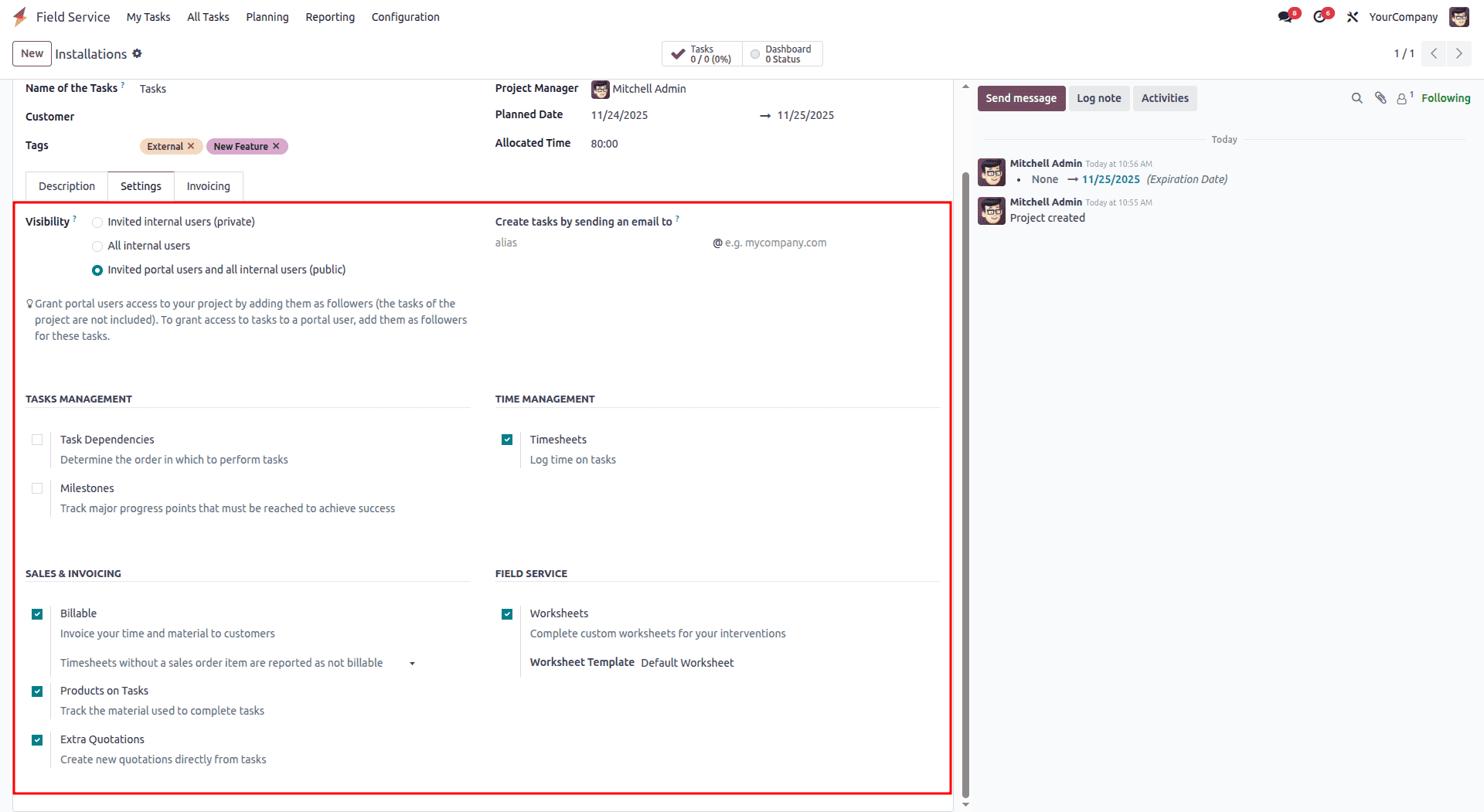 How Field Service Tasks are Managed in Odoo 18-cybrosys