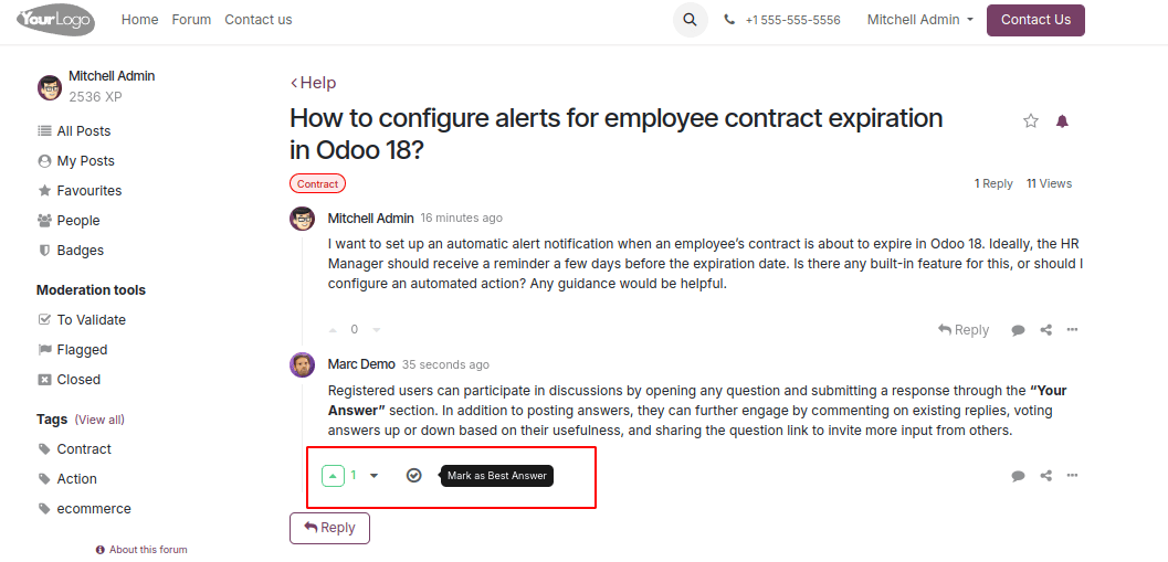 How Forum Can be Managed in Odoo 18-cybrosys