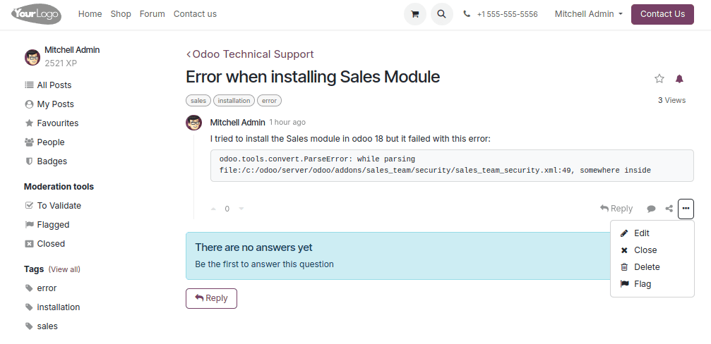 How Forum Can be Managed in Odoo 18-cybrosys