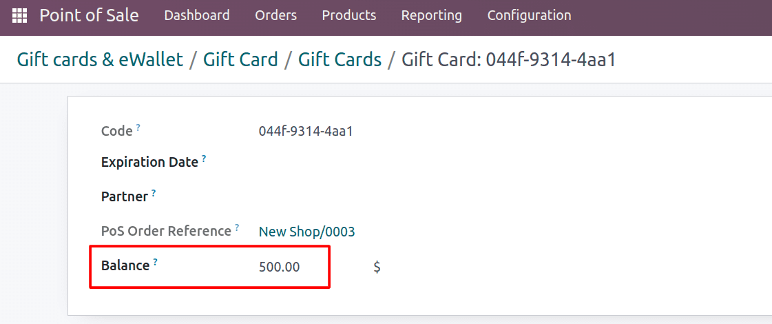 How Gift Cards Works in Odoo 16 POS-cybrosys