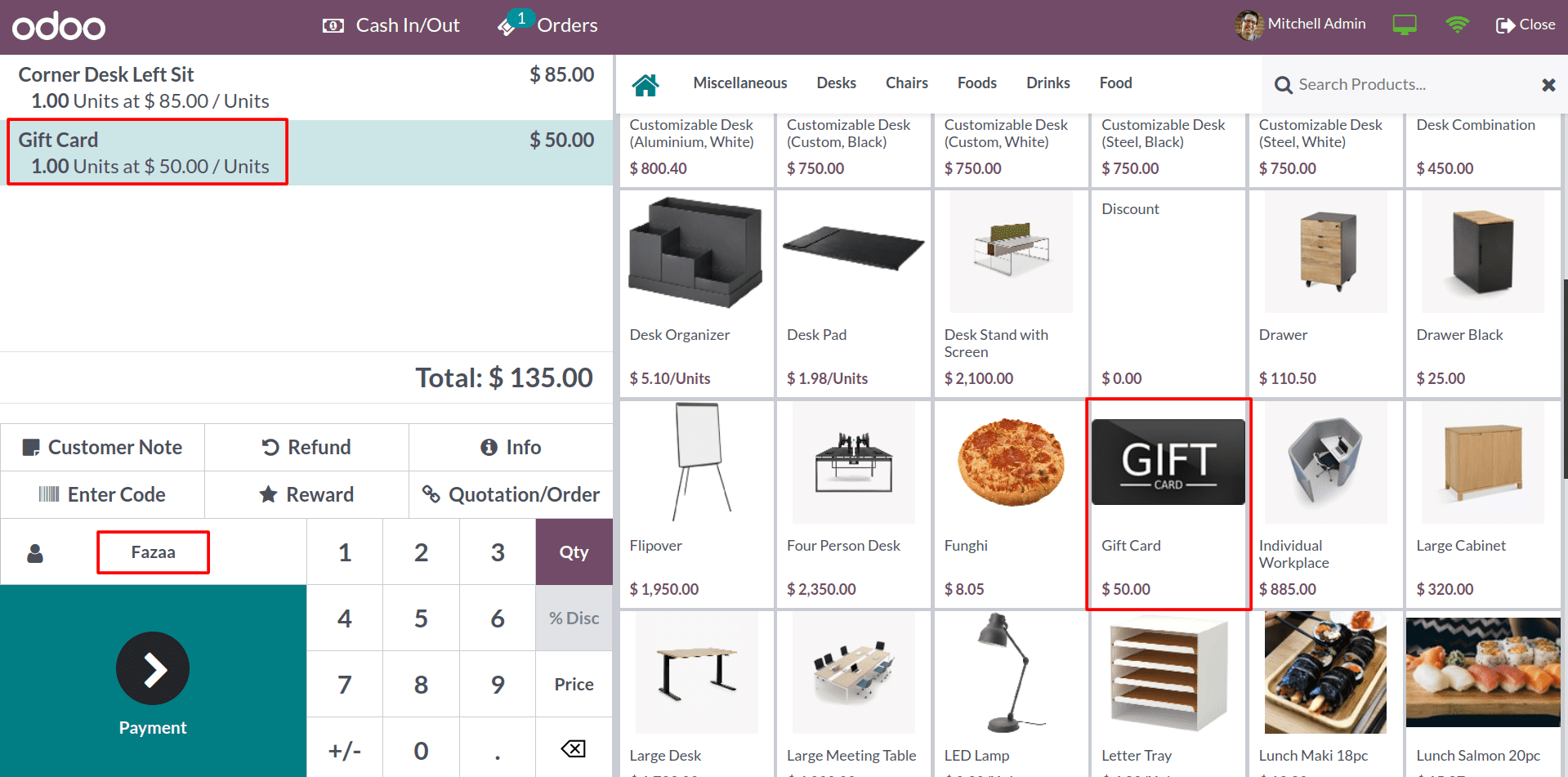 How Gift Cards Works in Odoo 16 POS-cybrosys