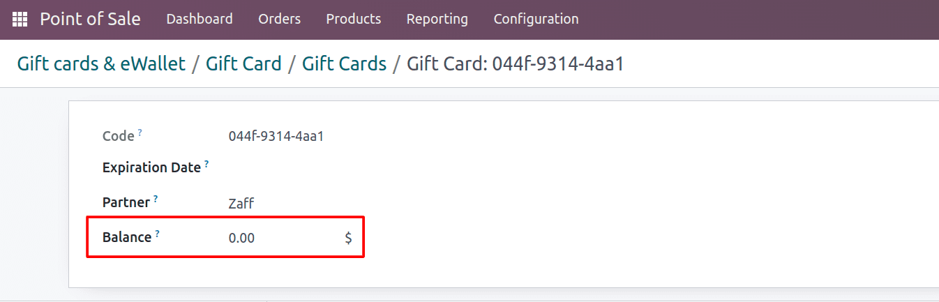 How Gift Cards Works in Odoo 16 POS-cybrosys