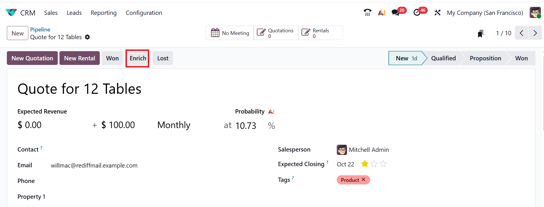 How Lead Enrichment Made Easy with Odoo 19-cybrosys