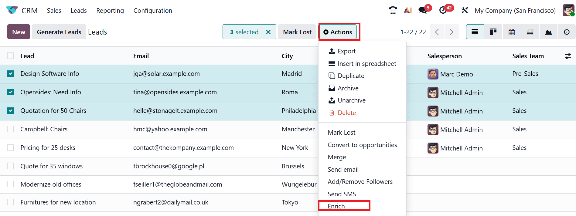 How Lead Enrichment Made Easy with Odoo 19-cybrosys