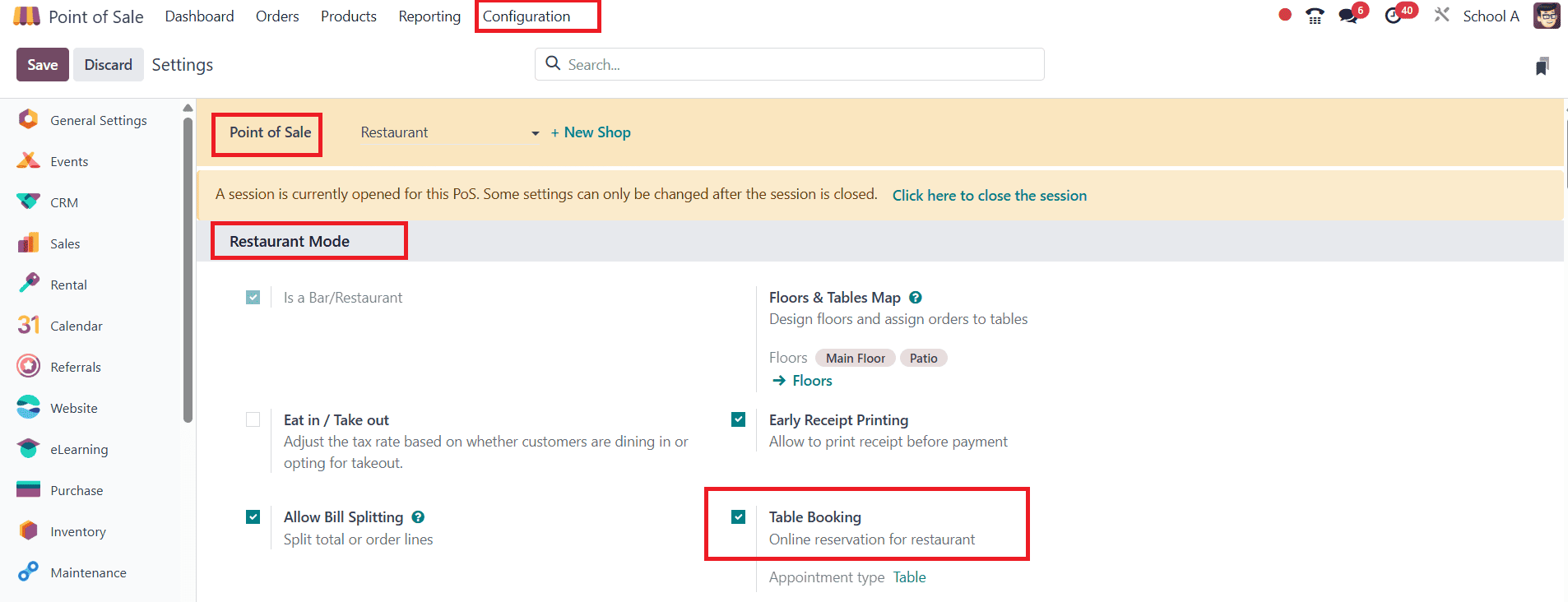 How Manage Floor and Table Map in Odoo 18 Point of Sale Restaurant-cybrosys