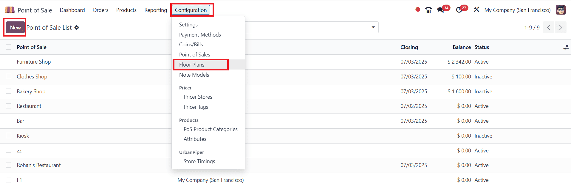 How Manage Floor and Table Map in Odoo 18 Point of Sale Restaurant-cybrosys