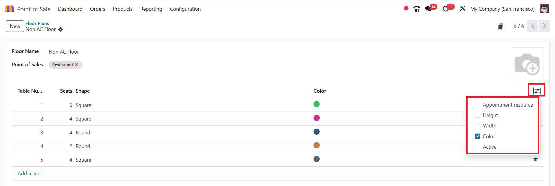 How Manage Floor and Table Map in Odoo 18 Point of Sale Restaurant-cybrosys