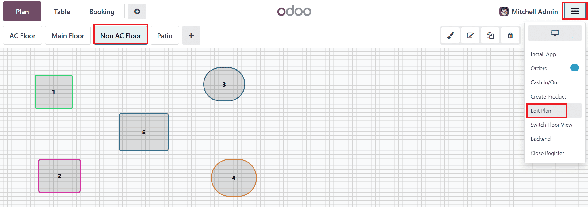How Manage Floor and Table Map in Odoo 18 Point of Sale Restaurant-cybrosys