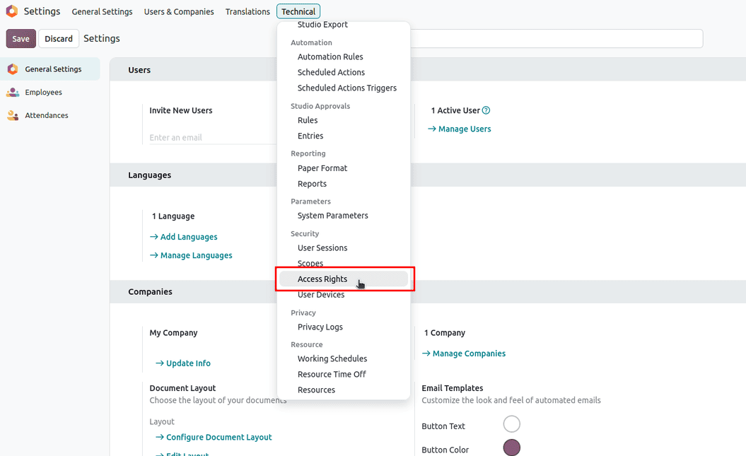 How New ir.access Model Replacing ACLs and Record Rules in Odoo 20-cybrosys