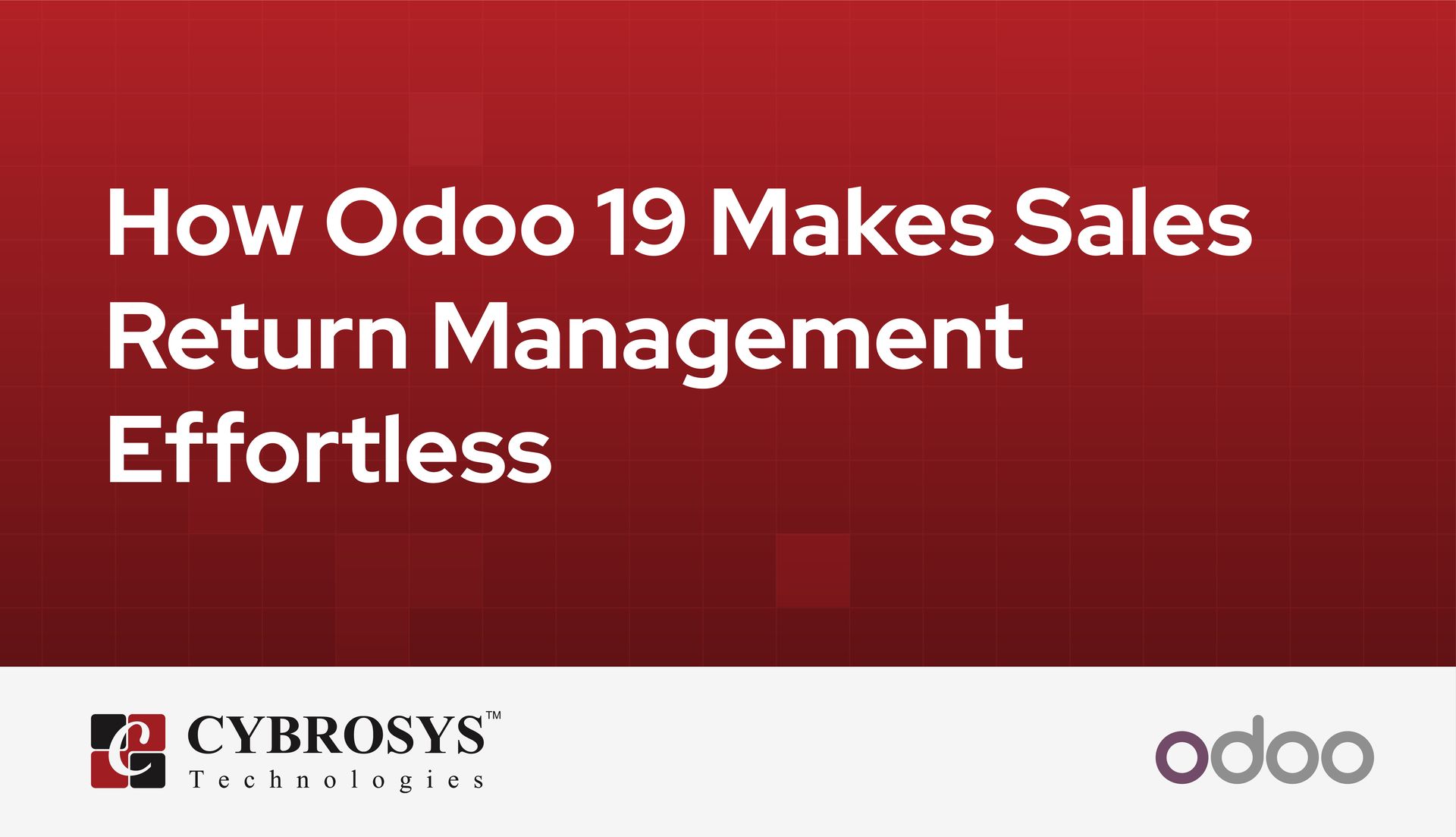 How Odoo 19 Makes Sales Return Management Effortless