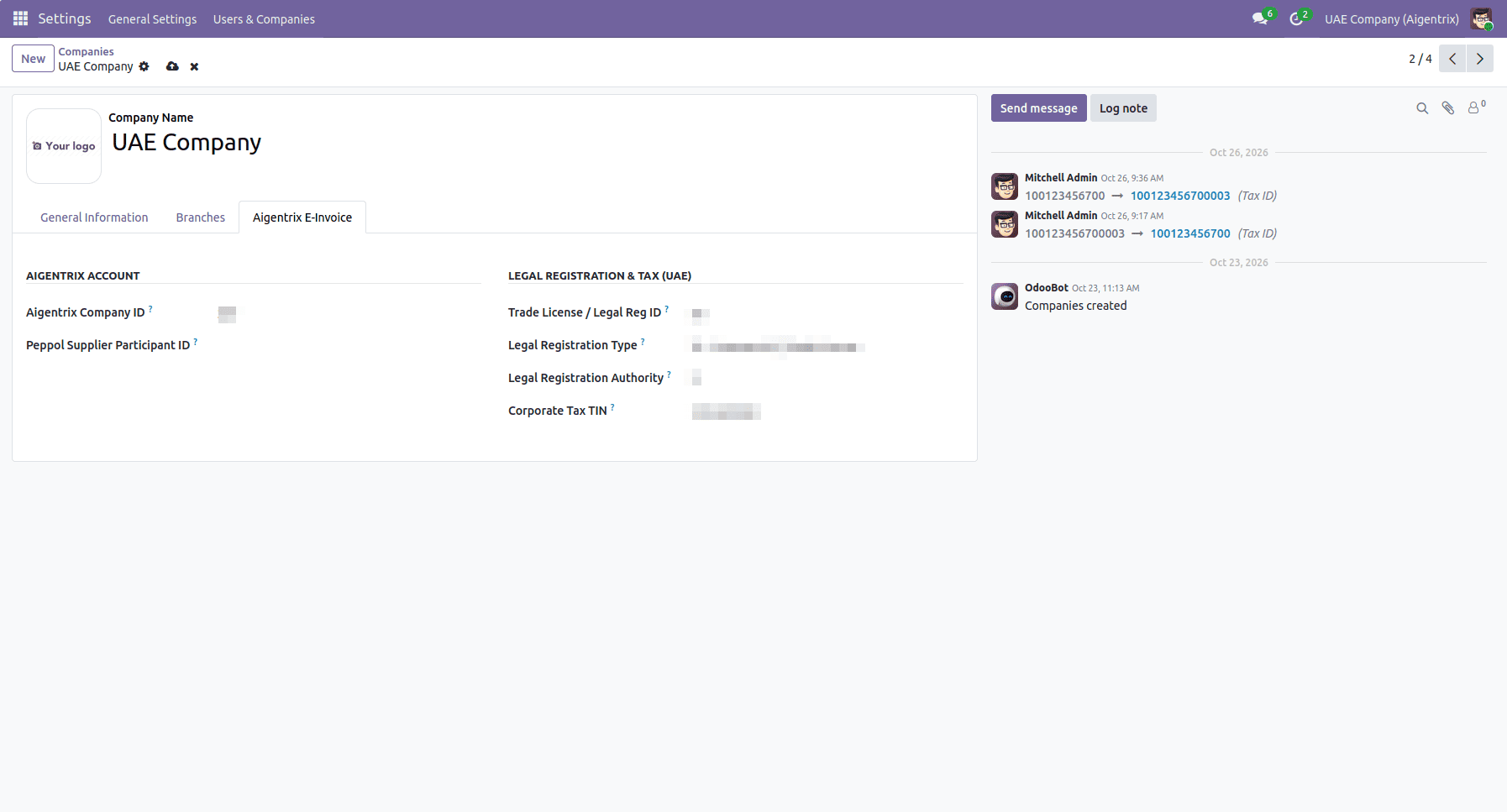 How Odoo Integrates with the Federal Tax Authority (FTA) for the UAE E-Invoicing System-cybrosys