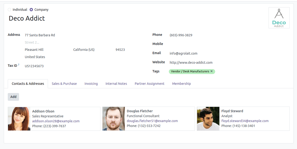 How Partner Addresses are Managed in Odoo 18-cybrosys