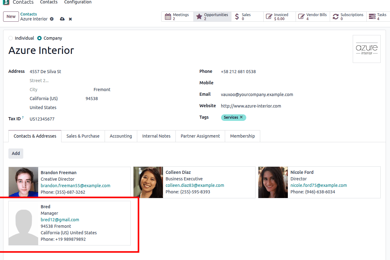 How Partner Addresses are Managed in Odoo 18-cybrosys