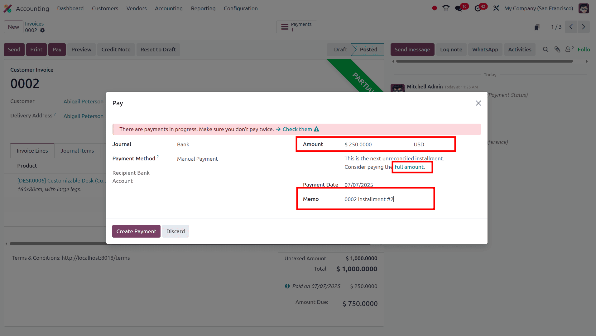 How Payment Terms are Configured in Odoo 18-cybrosys