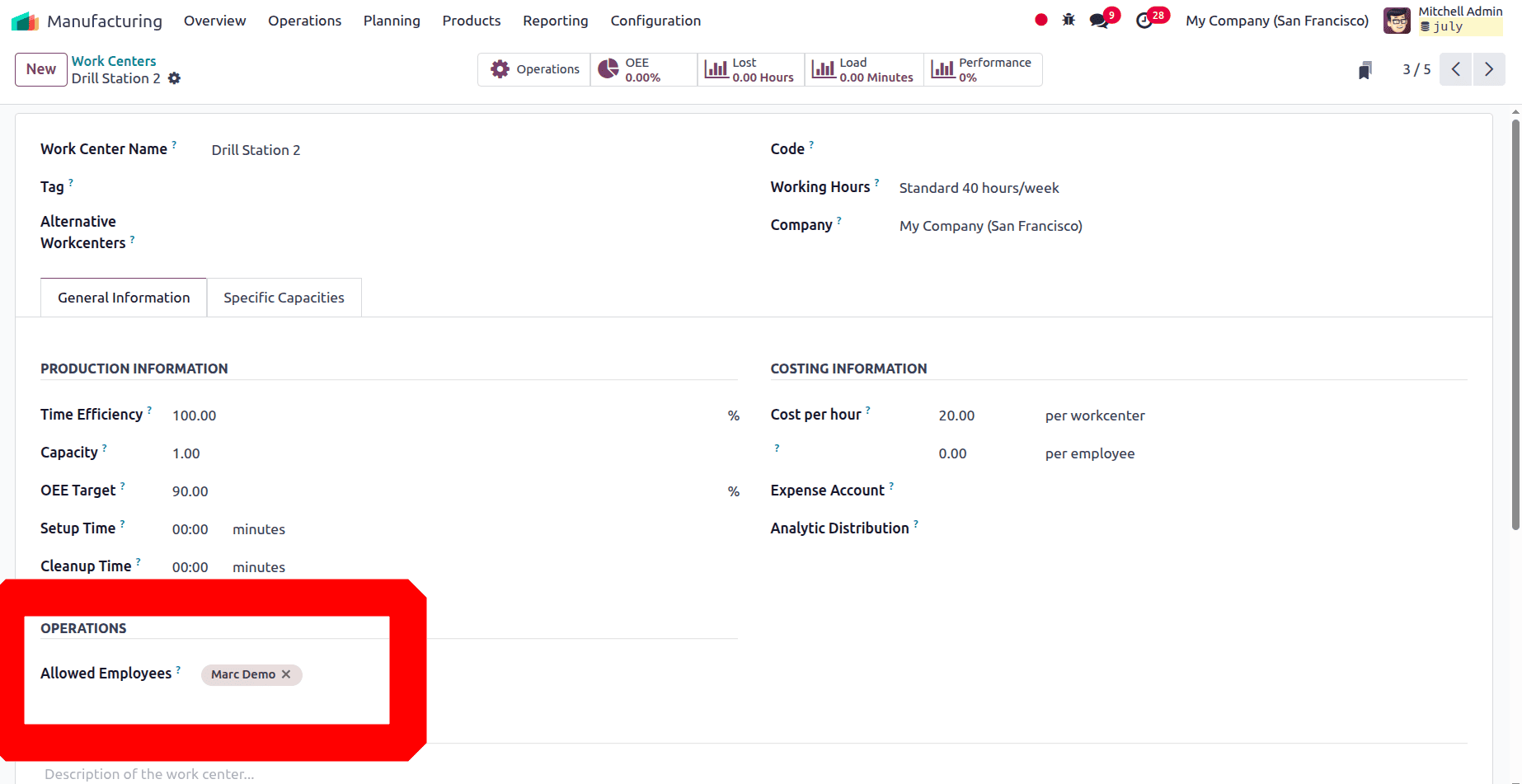 How Production of Each Variant is Routed to Multiple Workcenters in Odoo 18-cybrosys