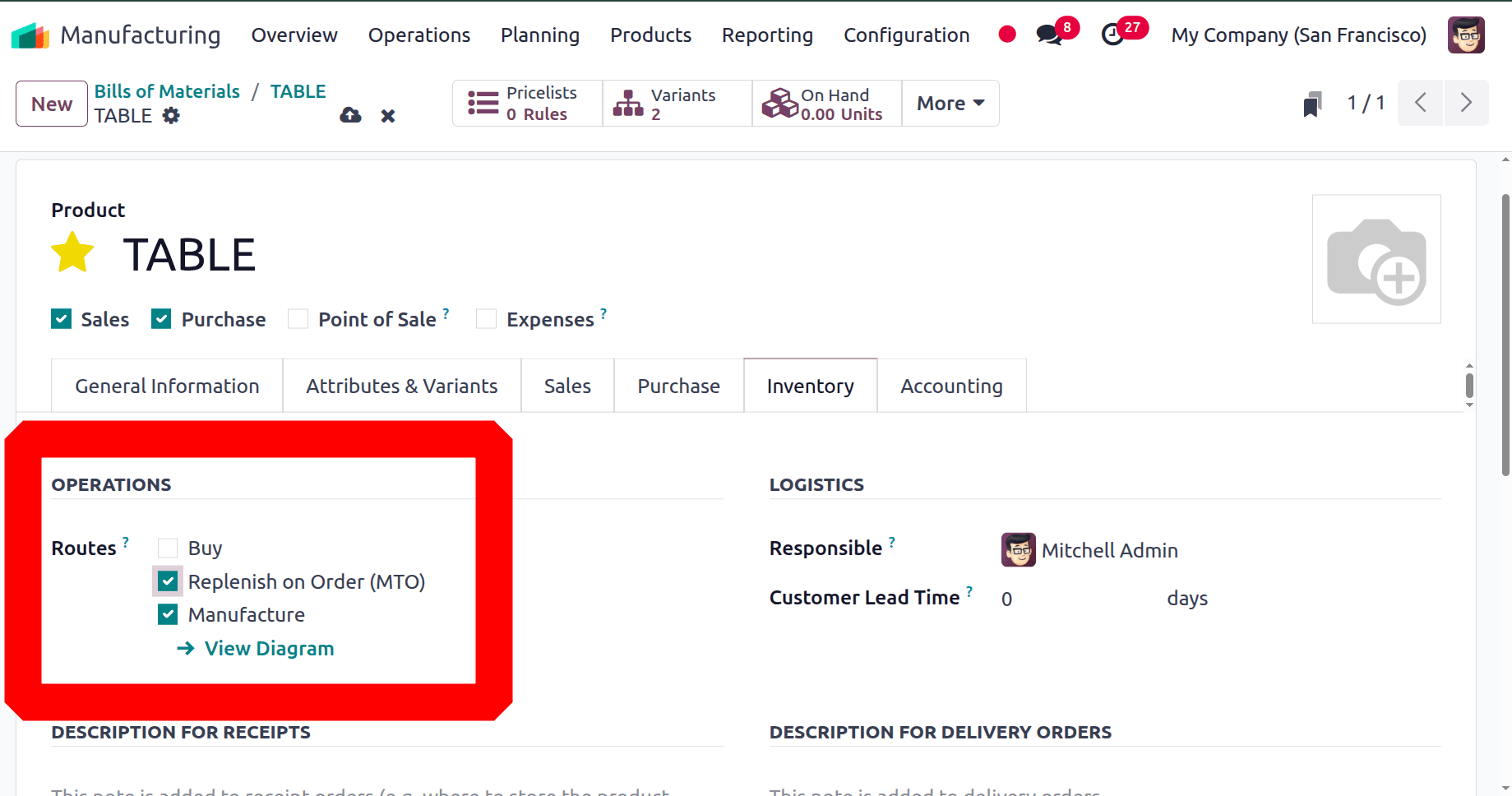 How Production of Each Variant is Routed to Multiple Workcenters in Odoo 18-cybrosys