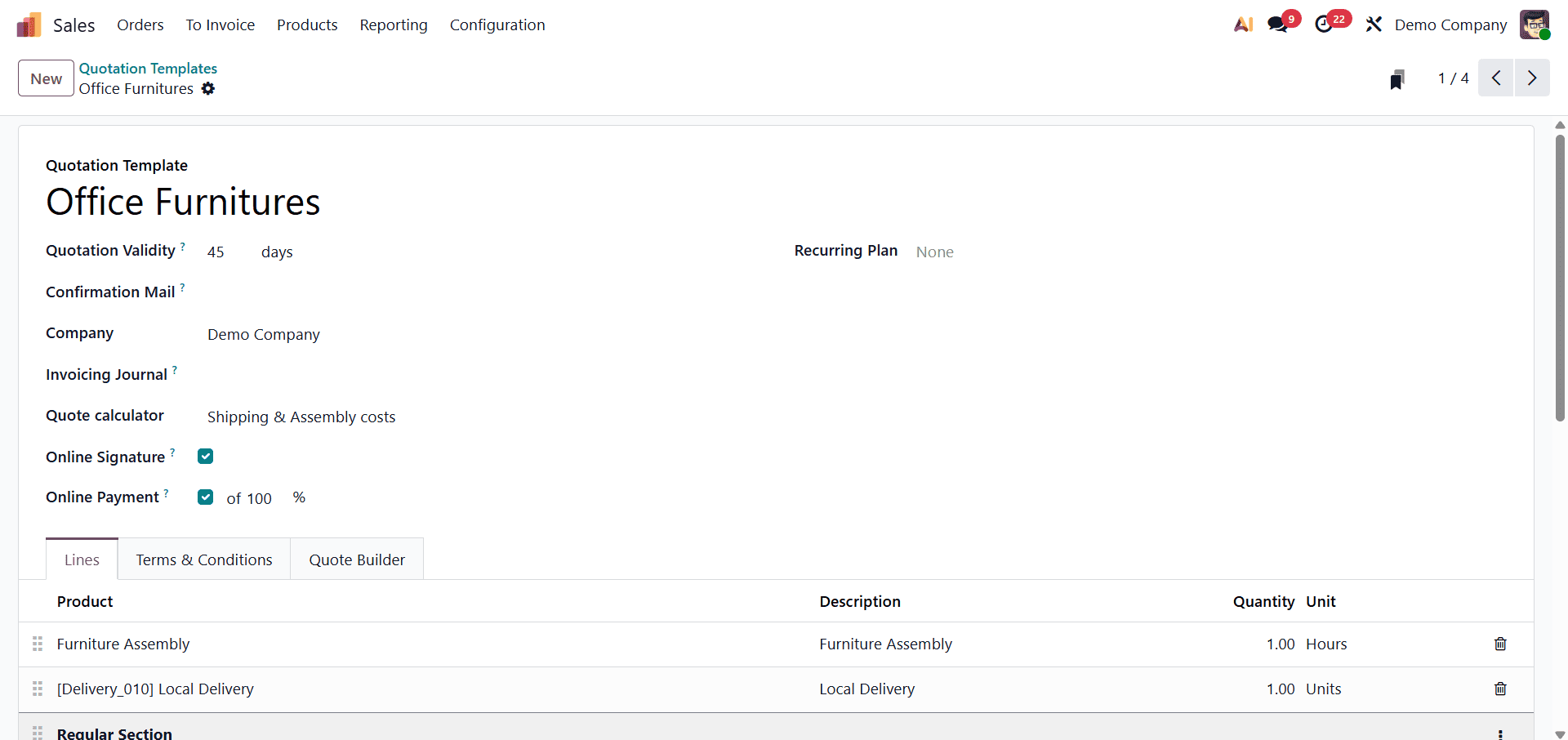 How Quotation Calculator Works In Odoo 19-cybrosys