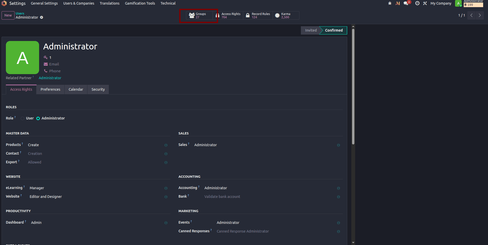 How Read, Write, Create, and Delete Permissions Work in Odoo 19-cybrosys
