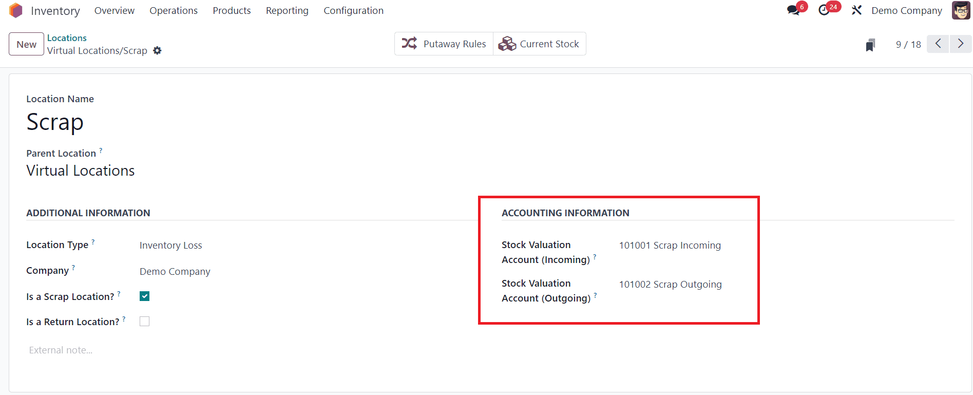 How Scraping Affects the Inventory Value in Odoo 17-cybrosys