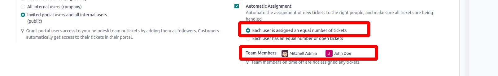 How the Automatic Helpdesk Ticket Assignment Handled in Odoo 18-cybrosys