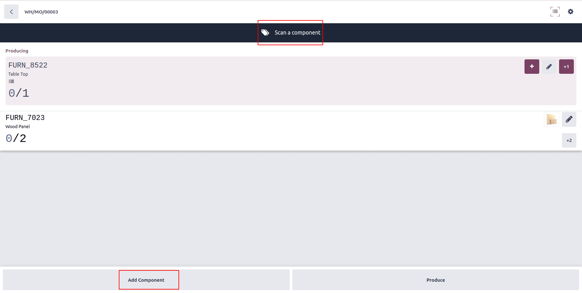 How the Barcode Application Helps in the Processing of Manufacturing Orders in Odoo 18-cybrosys