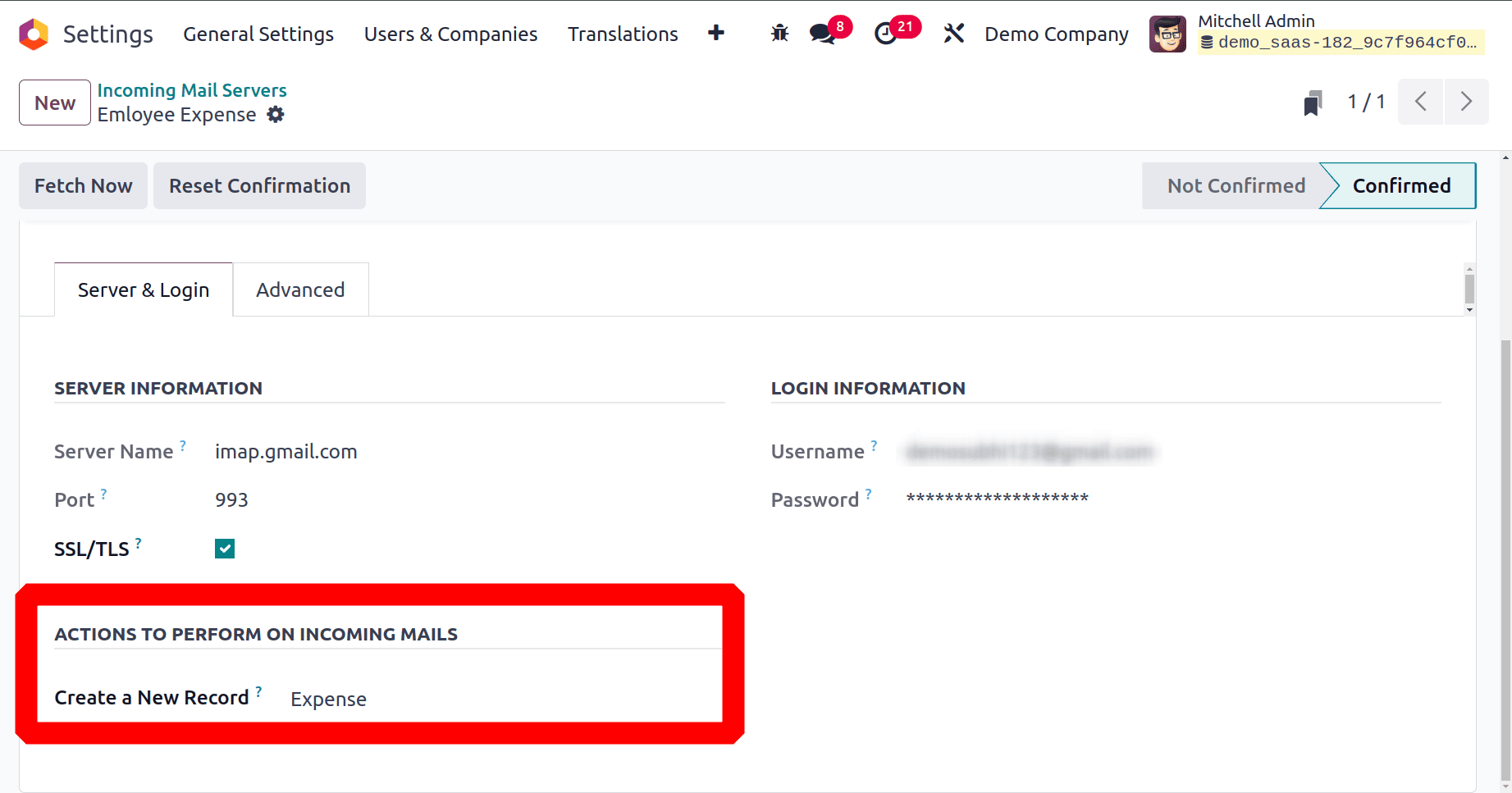 How the Expense Report is Generated Upon Incoming Email in Odoo 18 Expense-cybrosys