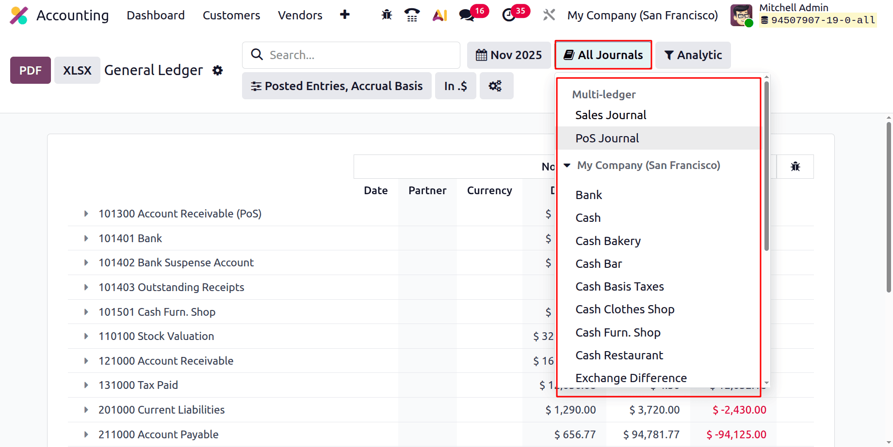 How the General Ledger Works in Odoo 19 Accountingcybrosys