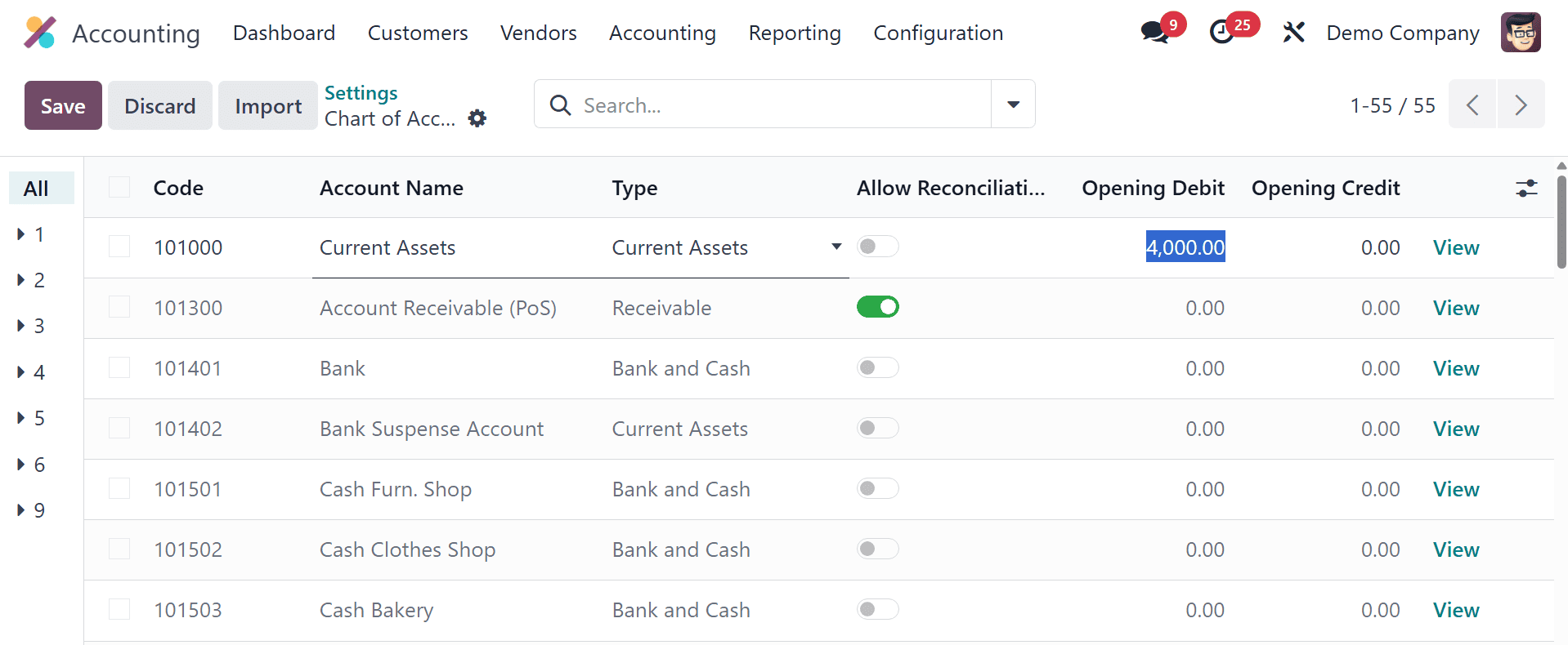How the Opening Balance is Added in Odoo 18 Accounting-cybrosys