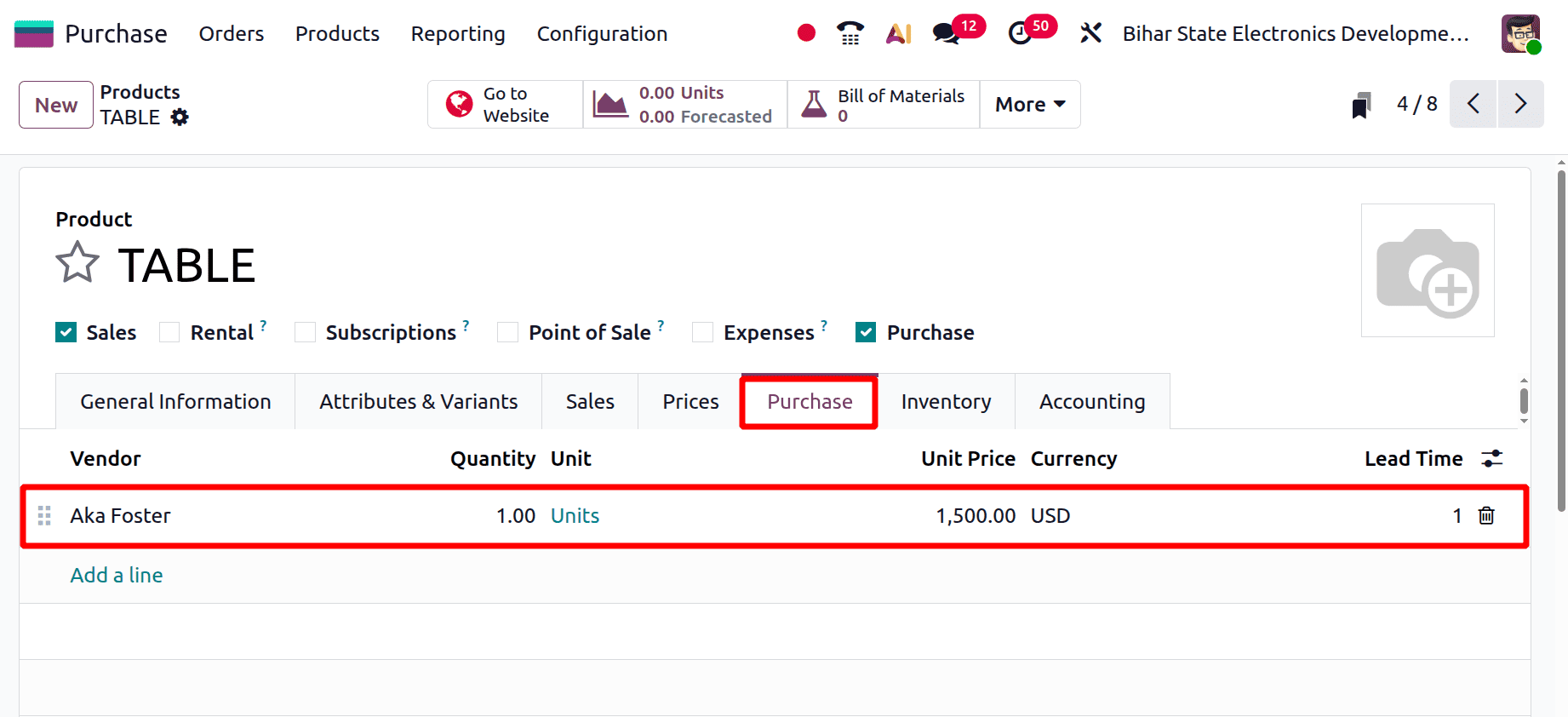 How the Replenish on MTO Works in Odoo 19 Purchase-cybrosys