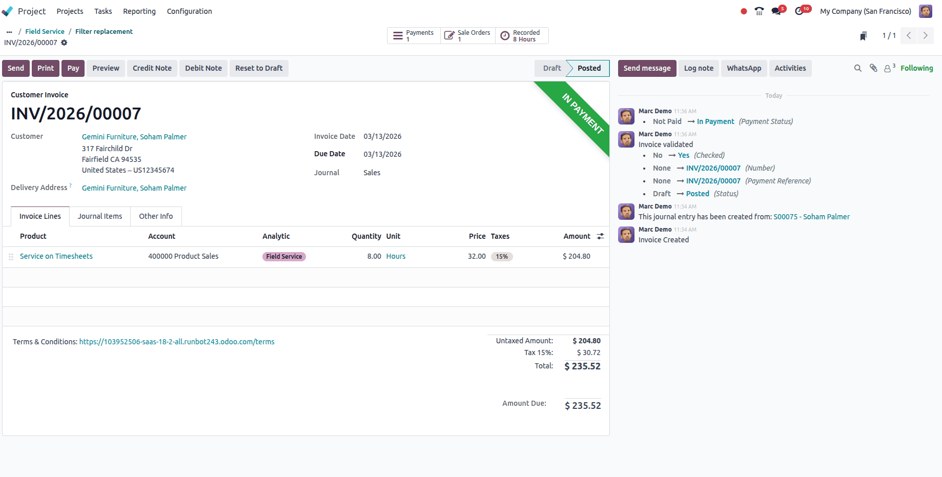 How Timesheets are Validated by a Manager in Odoo 18 Timesheet-cybrosys
