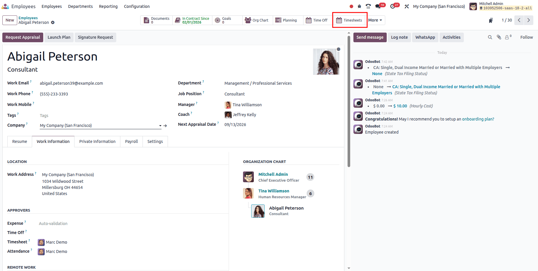 How Timesheets are Validated by a Manager in Odoo 18 Timesheet-cybrosys