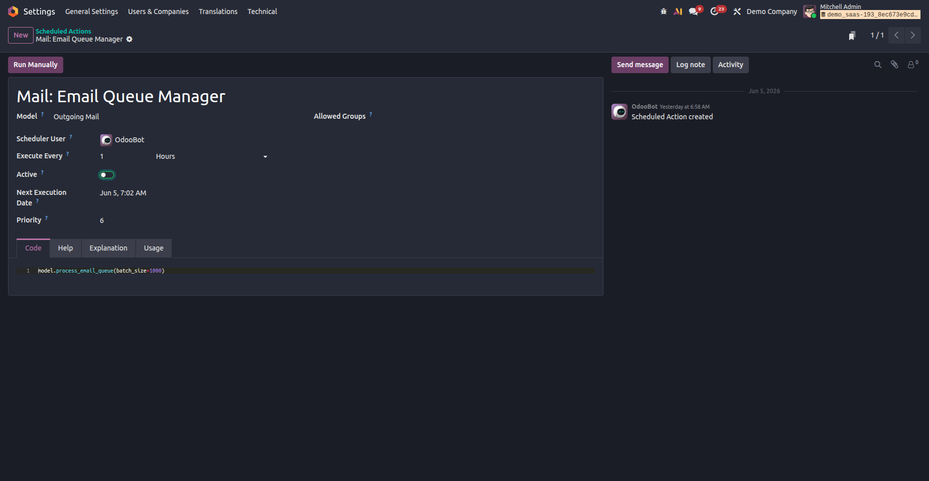 How to Access the Email Queue in Odoo 19-cybrosys